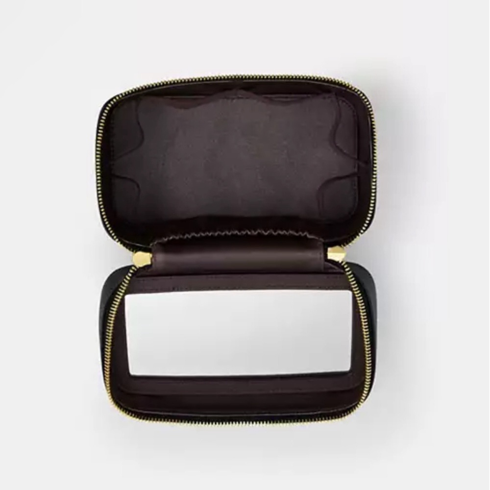 Coach | Black Leather Cosmetic Case - Picture 11 of 11